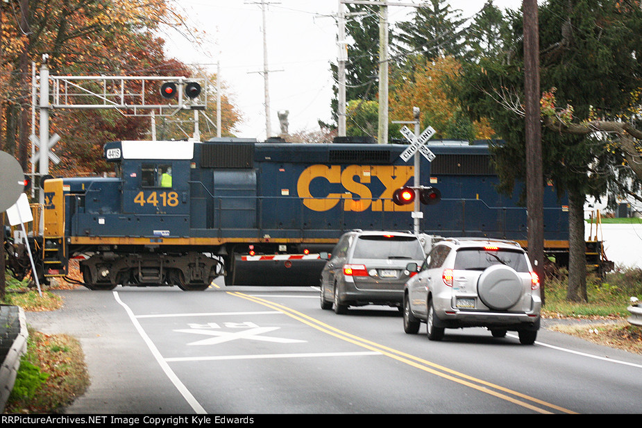 CSX GP38-2S #4418 on C964-28